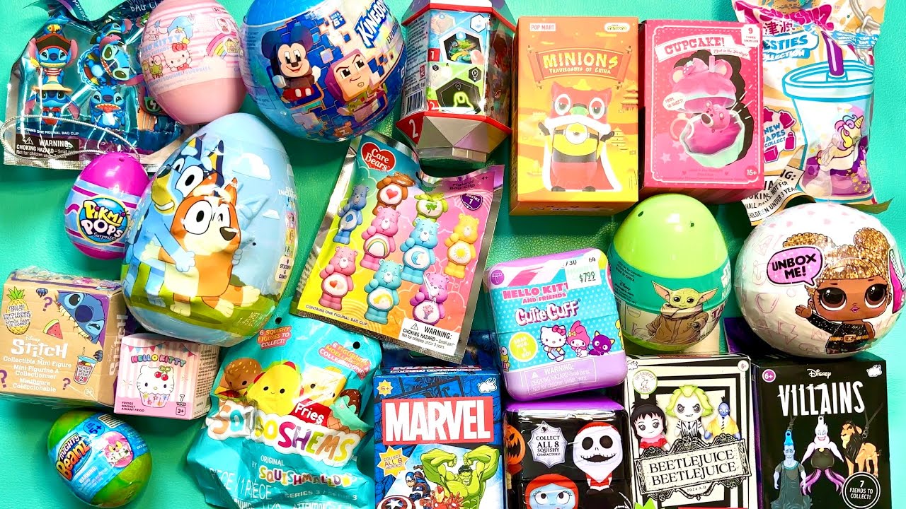 21 toy asmr  surprise unboxing - so satisfying
