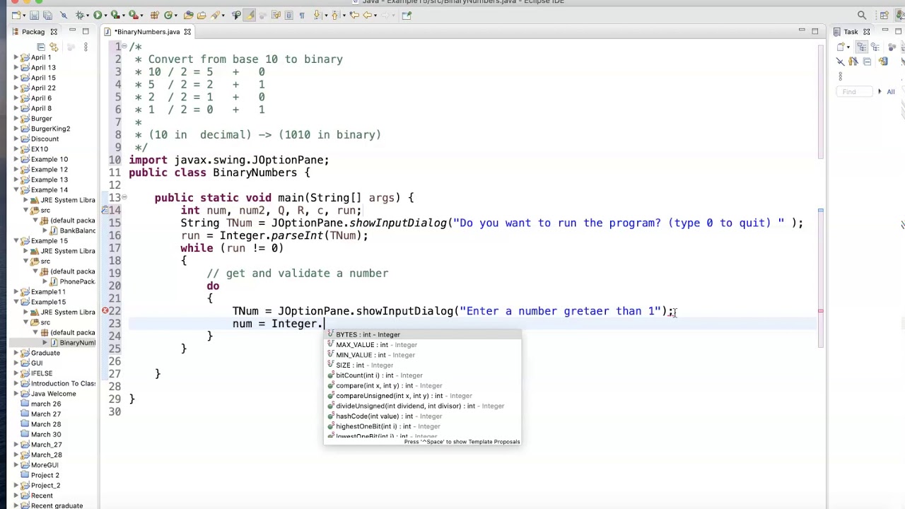 Nested Loops