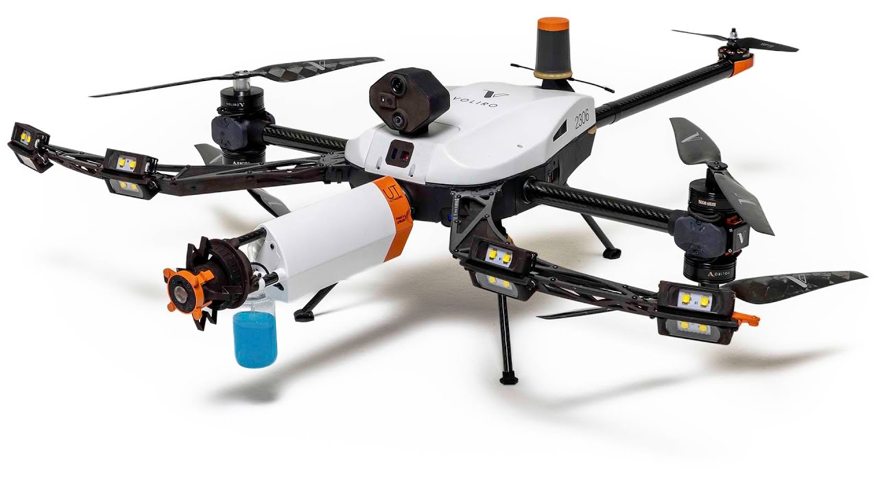 The Voliro T Flying Robot - Ultrasonic Thickness testing with a drone!