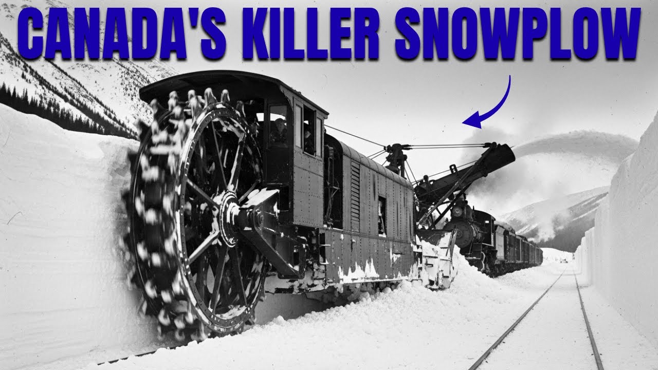 Built Only 11 Times in History: The Genius Snowplow Too Dangerous For Canada's Rails