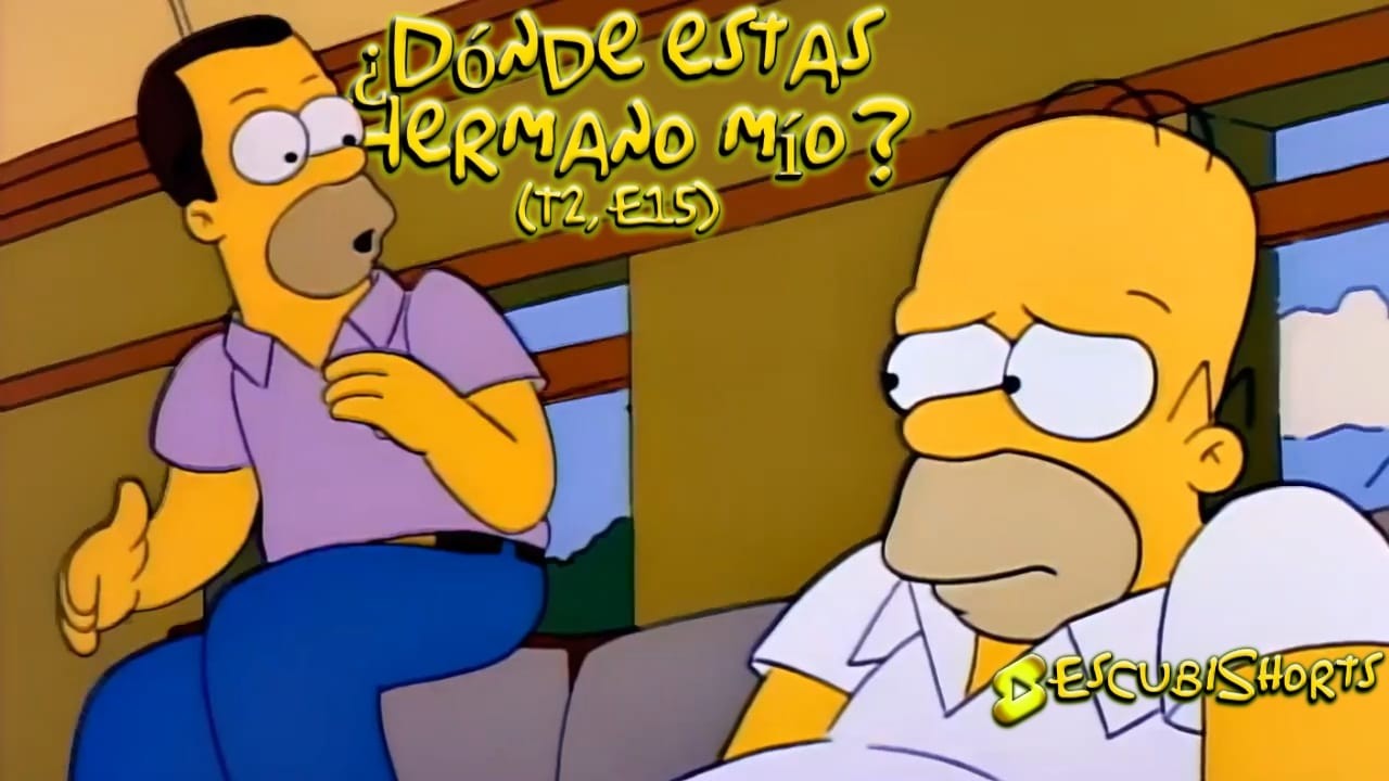 ¿Dónde estás, hermano mío? - LOS SIMPSONS - (E15, T2) // EscubiShorts