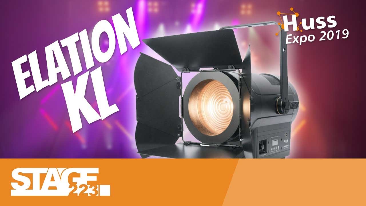Elation KL LED Stufenlinsen | Alternative zu konventionellen Lampen? | Huss Expo 2019