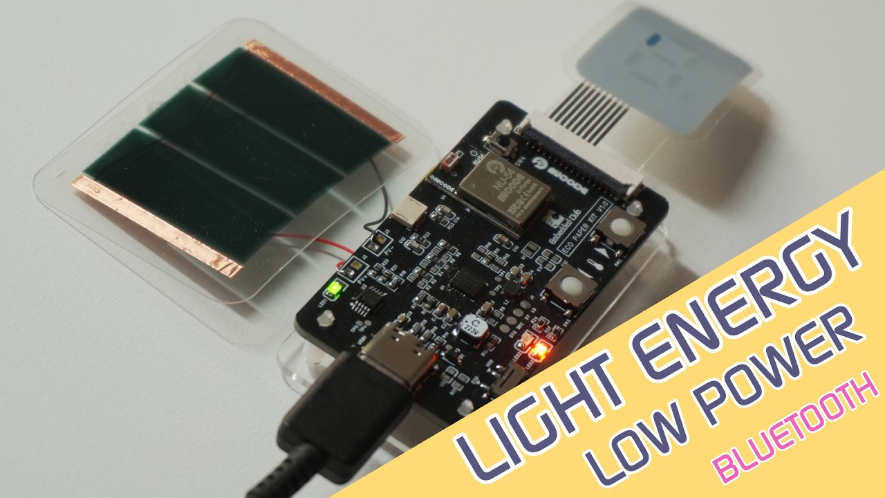 Introducing Eco Paper Kit - Ultra Low Power | Bluetooth LE | Energy Harvester