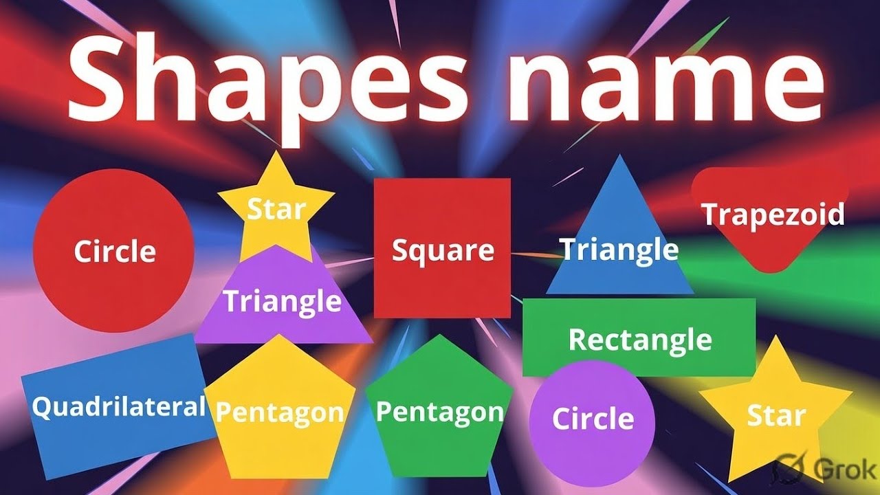 Shapes Names for Kids | Learn Basic Shapes | Fun Learning