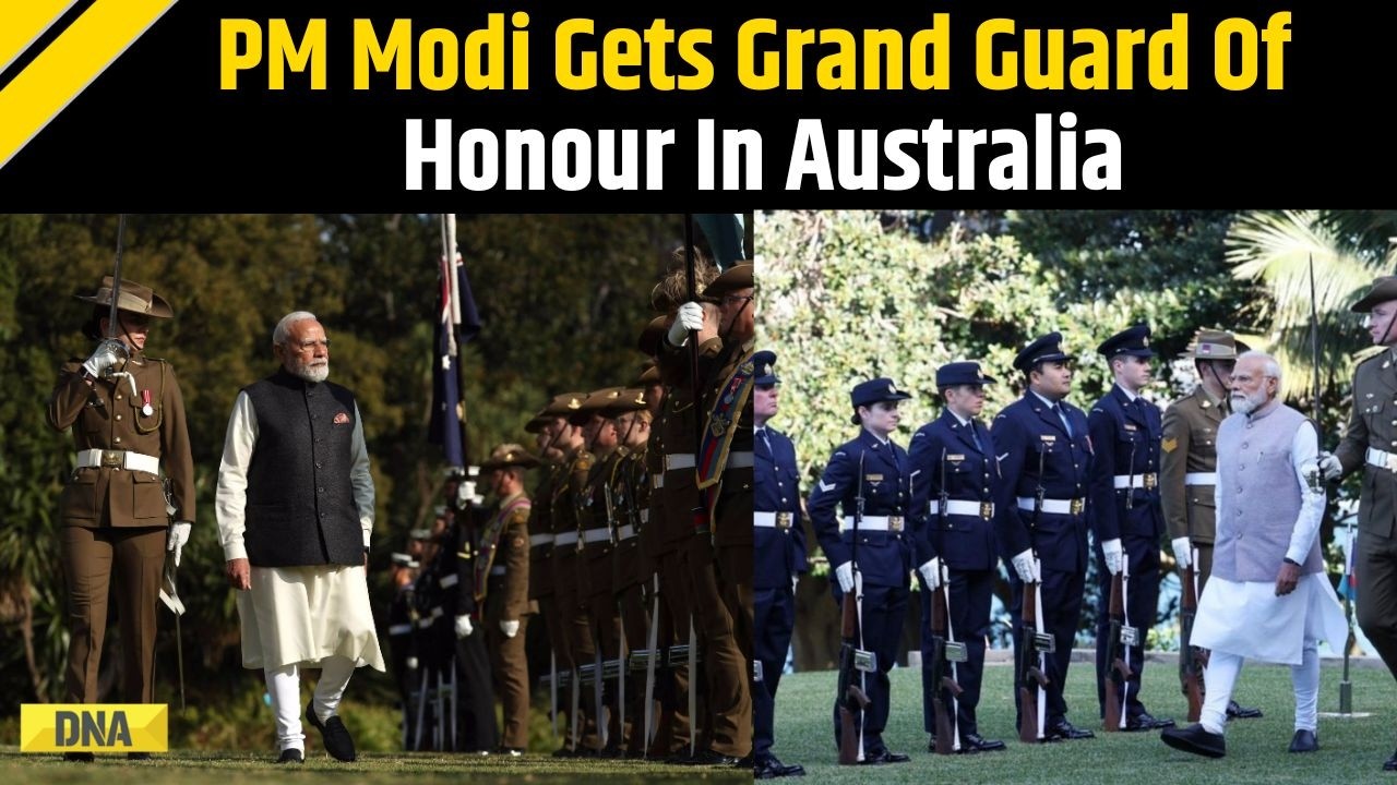 PM Modi News: PM Modi Receives Grand Guard Of Honour In Australia | PM Modi Australia Visit