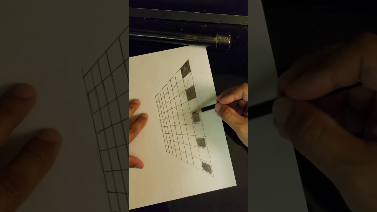 Tarea 20....Piso de ajedrez en perspectiva