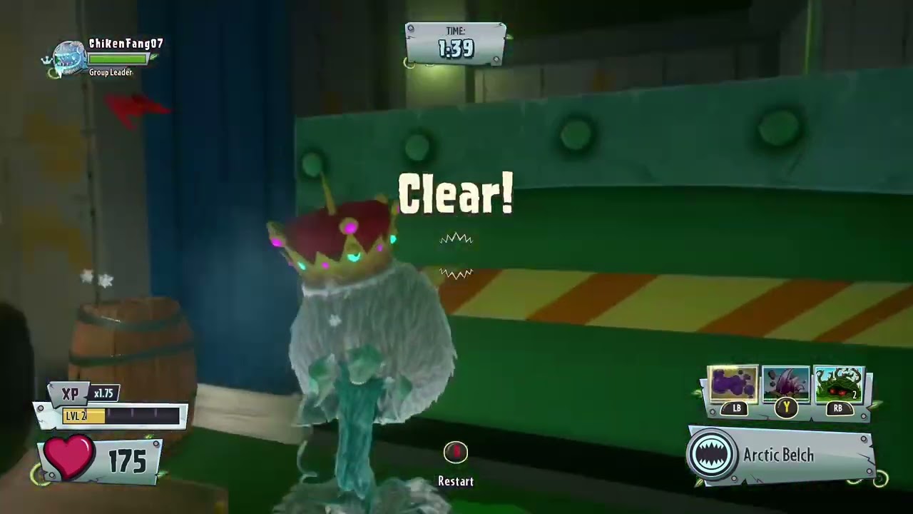 PVZ GW2 Shooting Range Chomper (top 10)