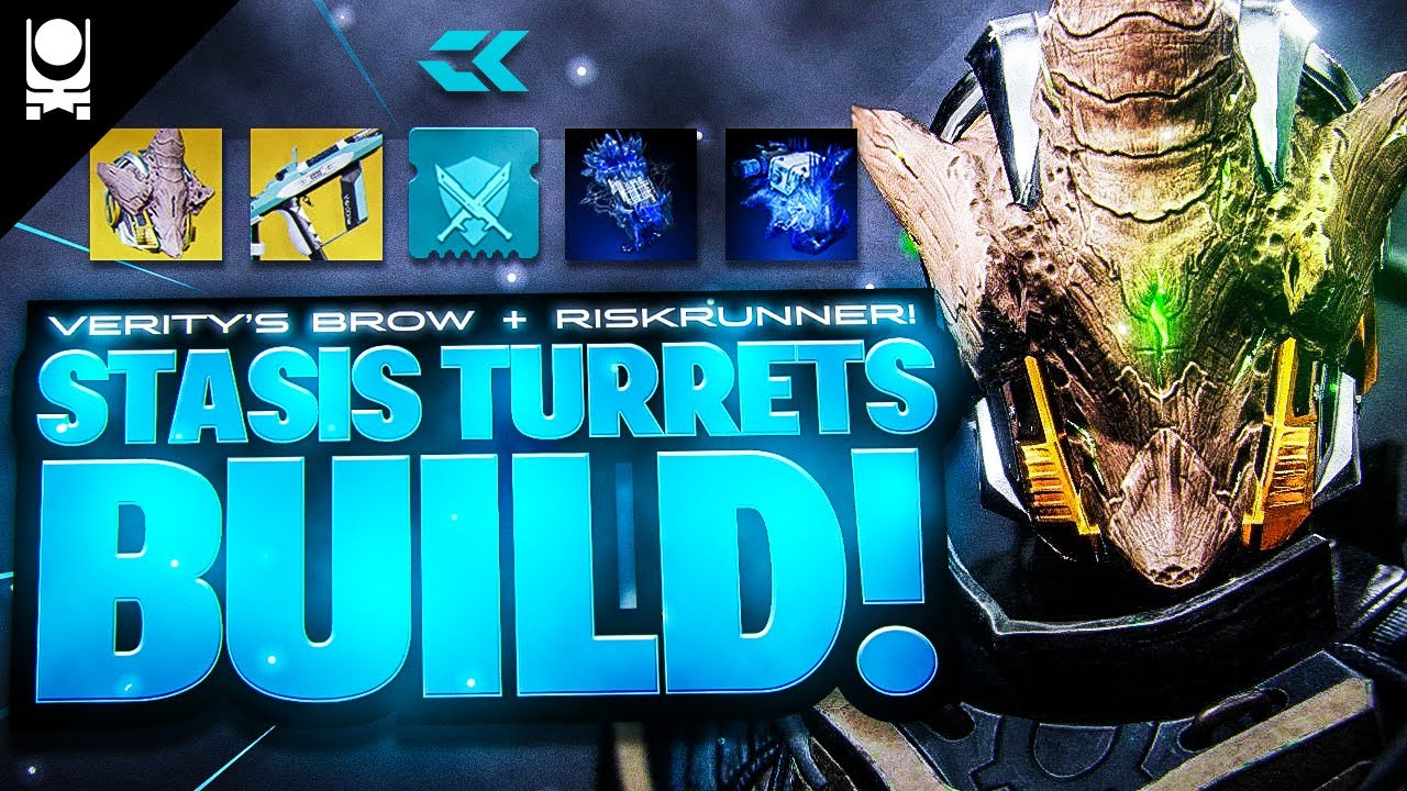 DESTINY 2 | THE ULTIMATE STASIS TURRETS ENDGAME BUILD! (Verity's Brow + Riskrunner)