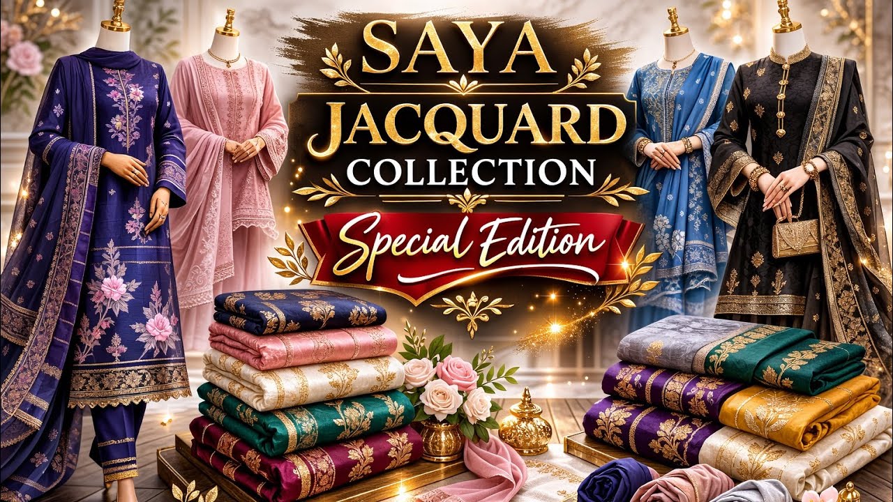 SAYA JACQUARD COLLECTION | Special Edition | Premium Designs 2026