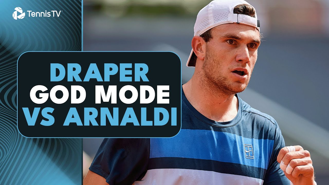Jack Draper GOD MODE vs Arnaldi | Madrid 2025