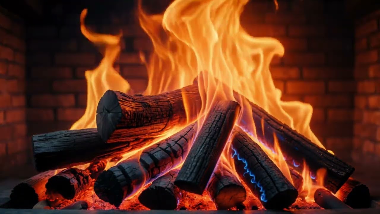 Relaxing Fireplace Heat for Sleep Therapy, Meditation & Inner Peace 🔥