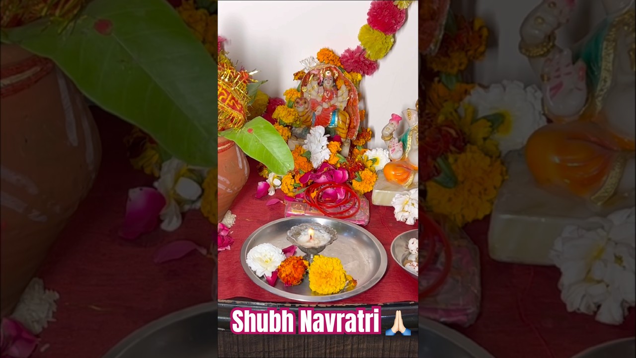🌺 शुभ नवरात्रि 🙏पूरी वीडियो चैनल पर देखें #Navratri #ShubhNavratri #JaiMataDi #shorts #shortsfeed