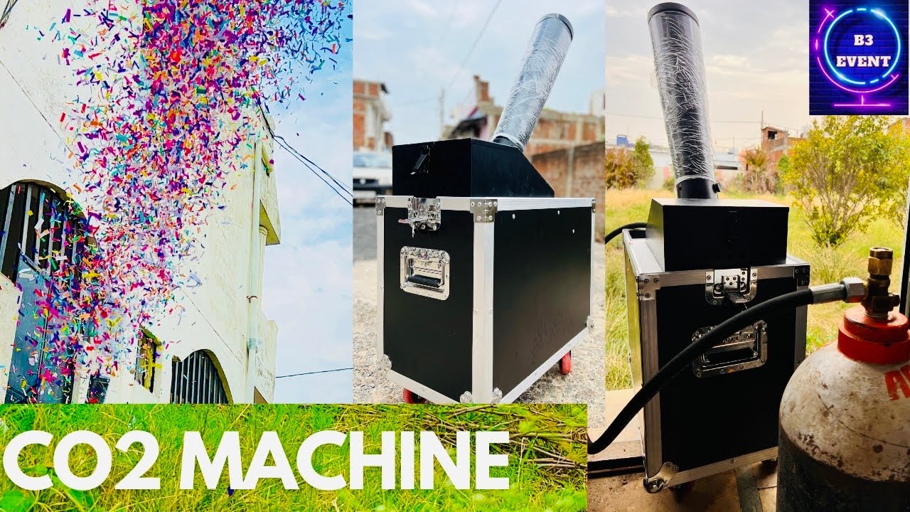How to use Co2 machine / Co2 confetti / 7415551111 /  B3 Event products