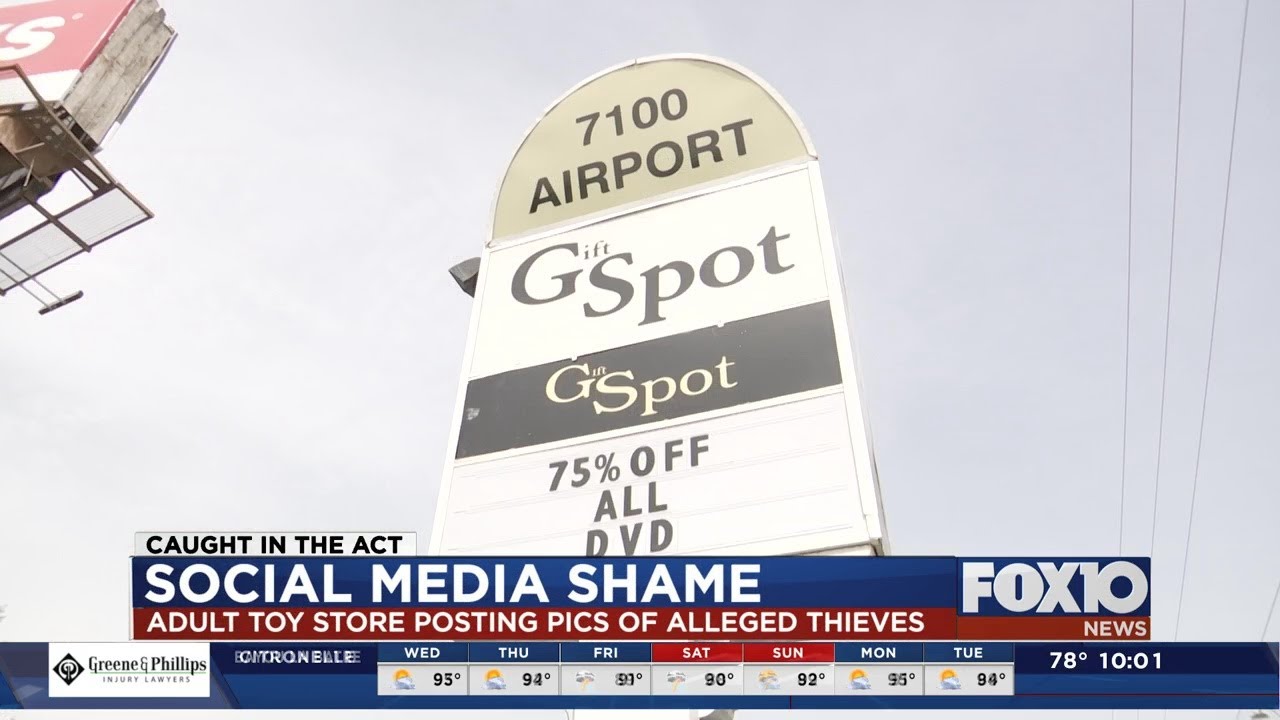 Caught in the Act: Item stolen from adult toy store