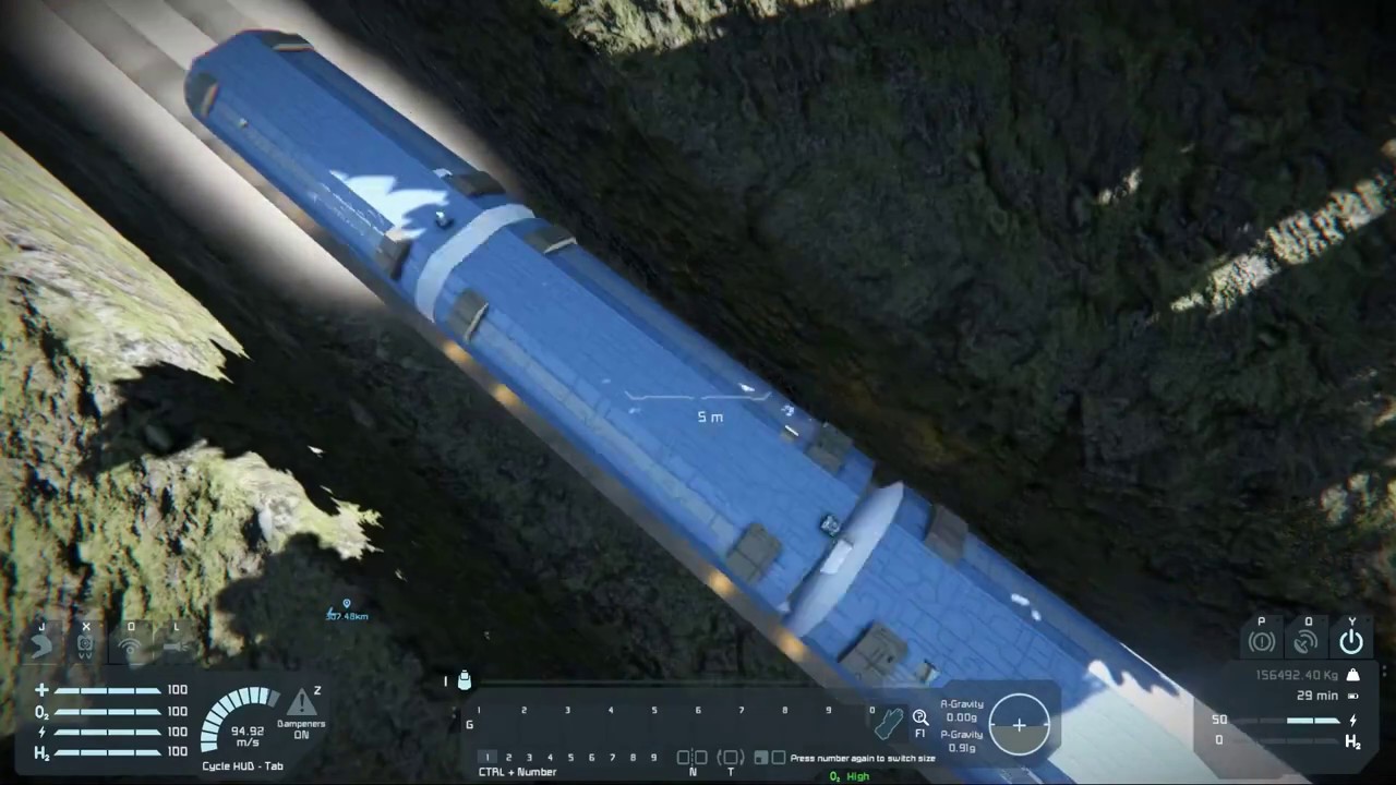 space engineers 100ms tram (test)