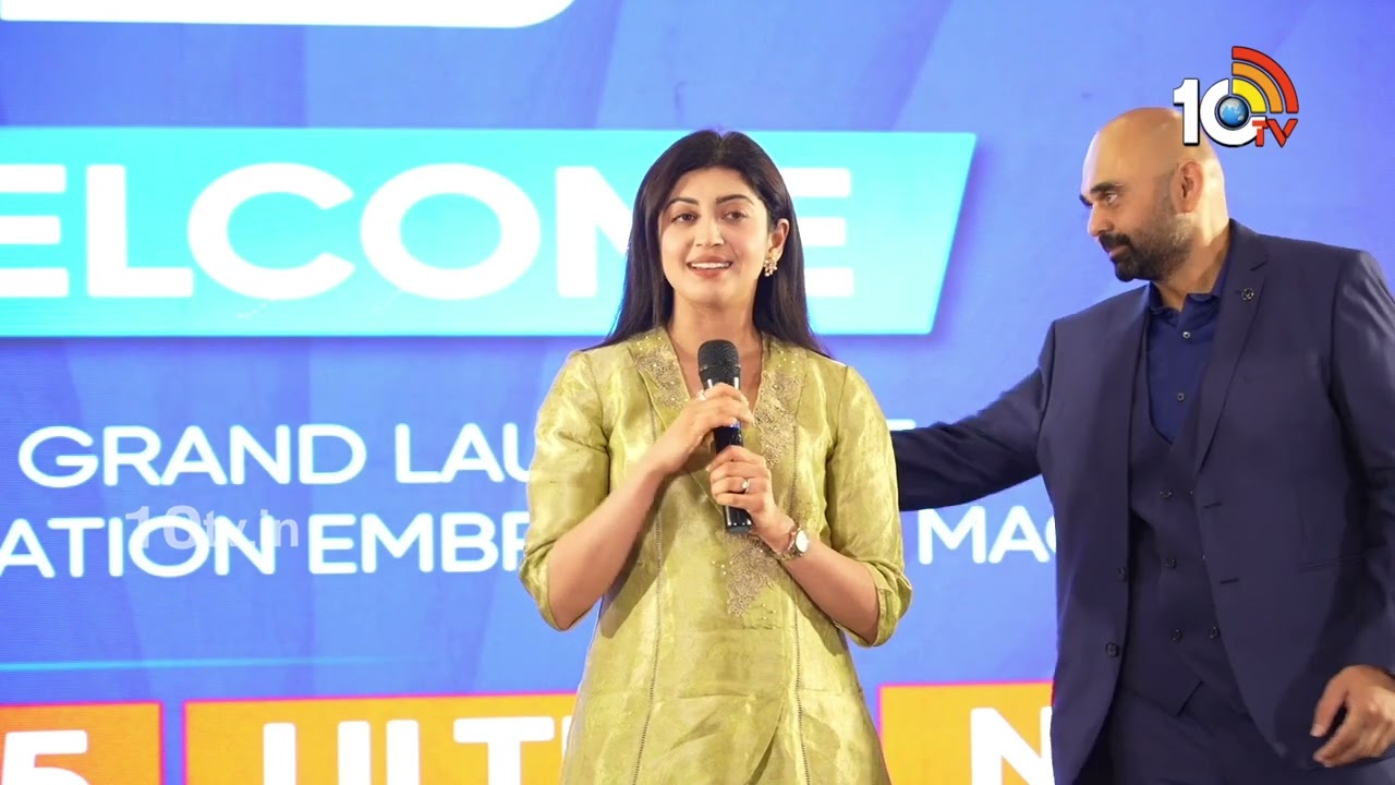 Actress Pranitha Launches HSW Embroidery Machines | 10tv Entertainemtn