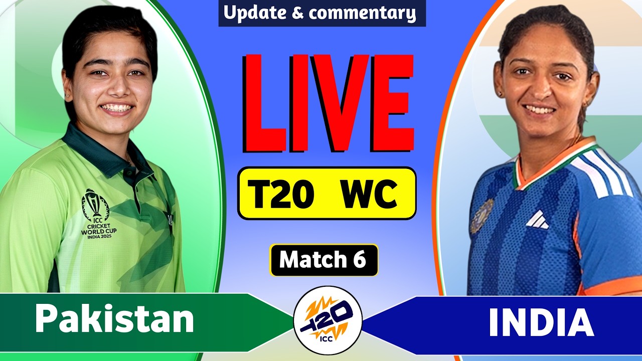 Pakistan vs India Women T20 World Cup Live Match Today | PAK W vs IND W Live Cricket Score