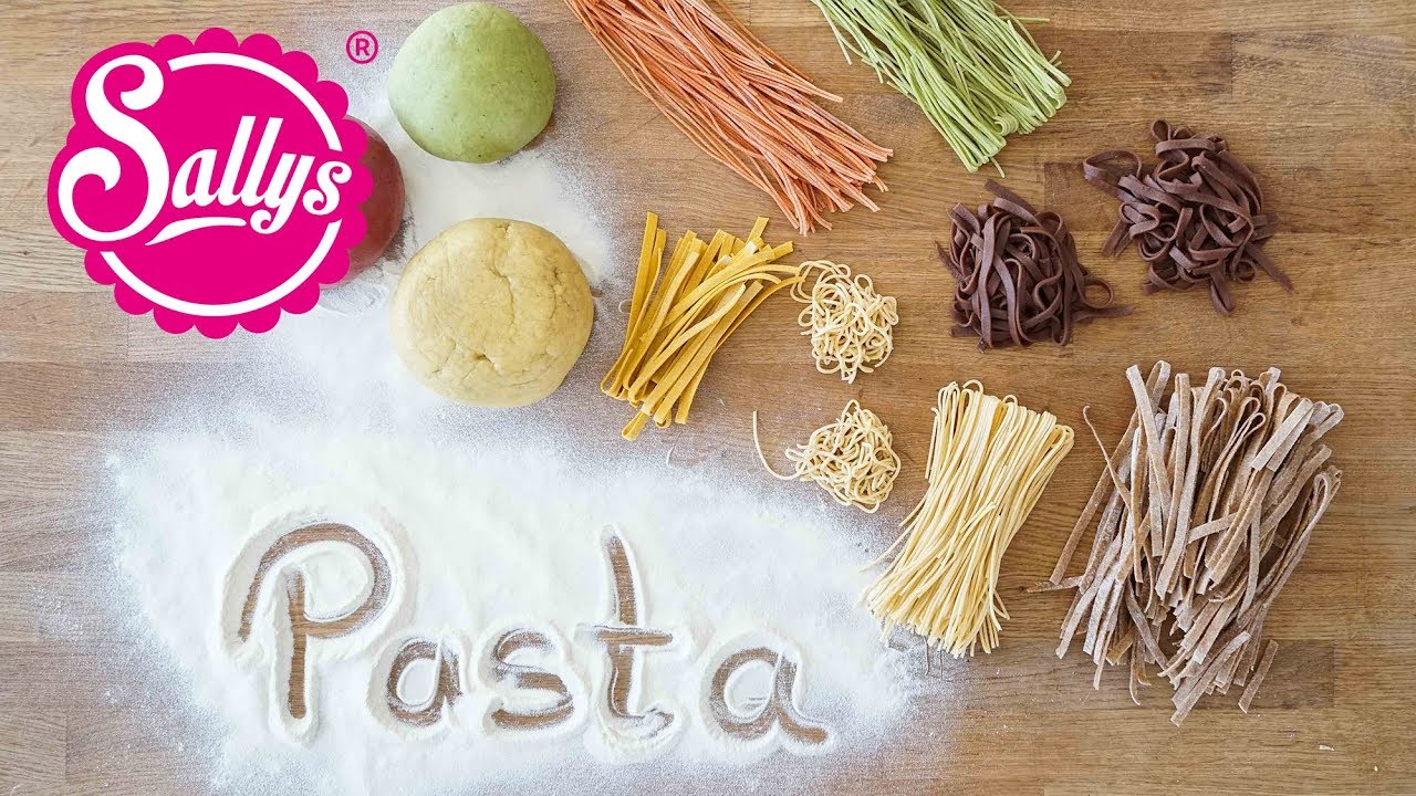Nudeln selber machen / Grundrezept Nudelteig & Variationen / Sallys Welt