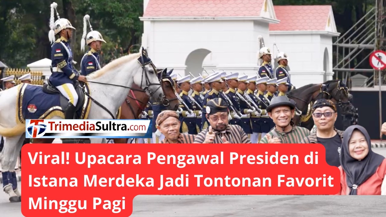 Gagah & Spektakuler! Upacara Paspampres di Istana Merdeka Bikin Minggu Pagi Warga Jakarta Terpukau