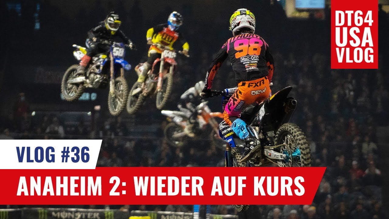 Nique Thury USA Vlog #36 - SX Anaheim 2 - der Gewinner vom Pitbike steht fest