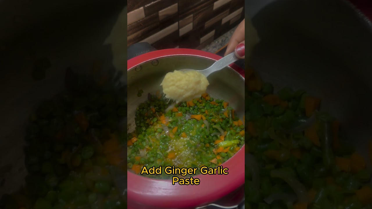 Carrot beans curry