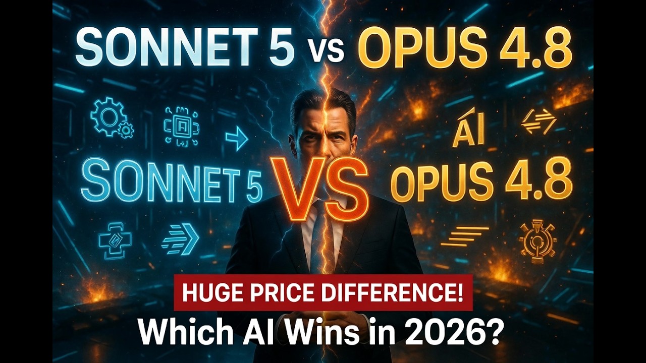 Claude Sonnet 5 vs Opus 4 8 &ndash; Which One Should You Use in 2026 with captions