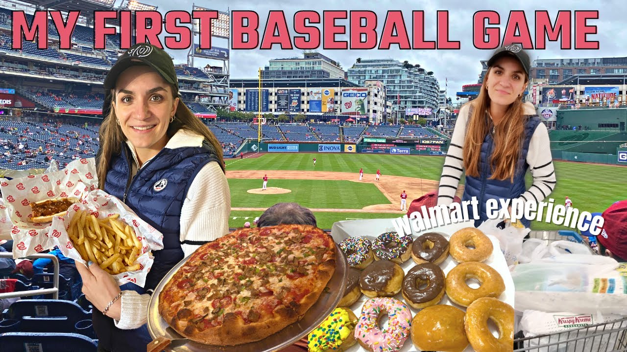 My First Baseball Game ⚾️ + My First Walmart Experience | A French Girl in the USA EP 2 🇺🇸