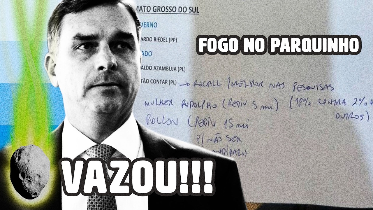 ANOTAÇÕES DE CAMPANHA DO FLÁVIO VÃO PARAR EM JORNAL E INCENDEIAM O PL | PLANTÃO