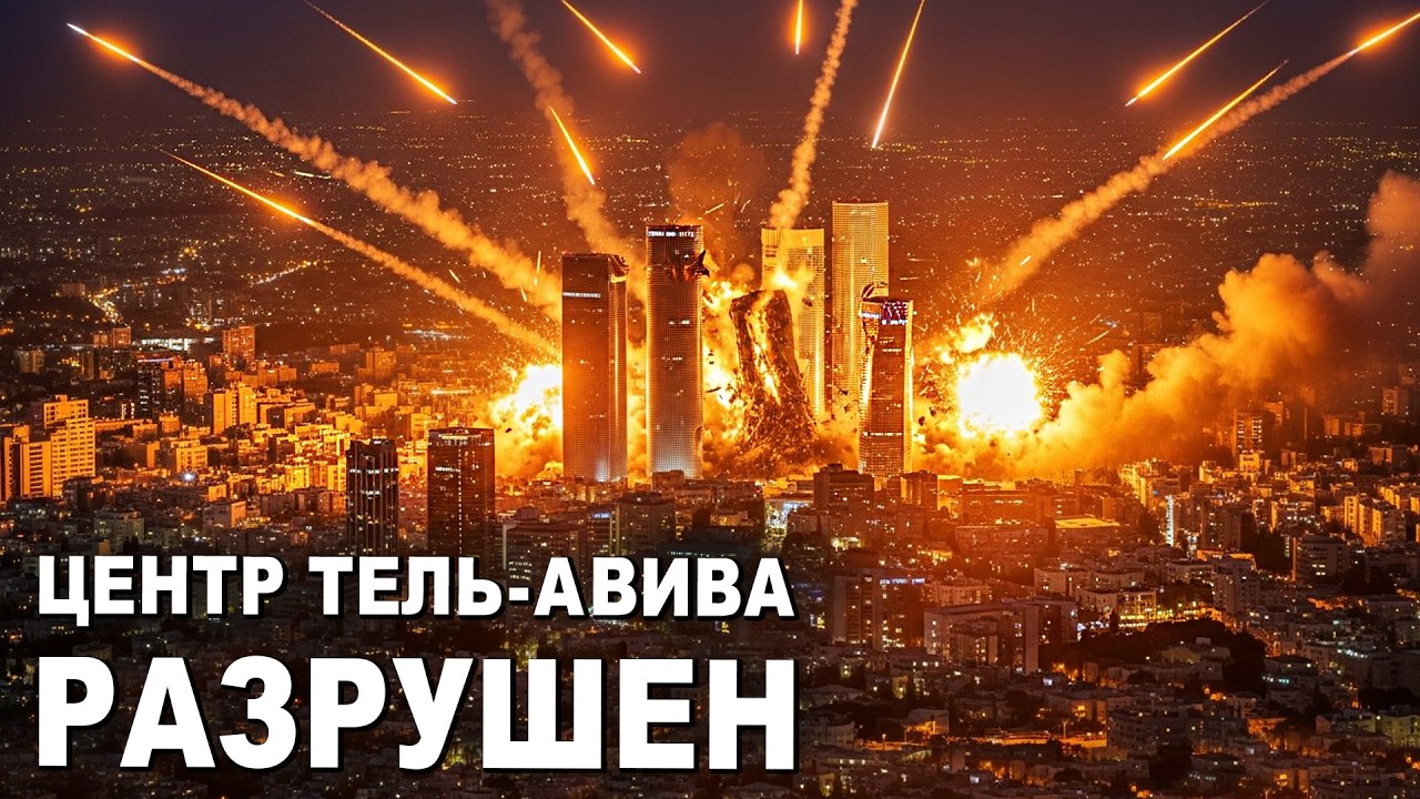 Центр Тель-Авива разрушен. «Хорремшехр-4» с кассетной боевой частью 1,5 тонны ударили по Израилю