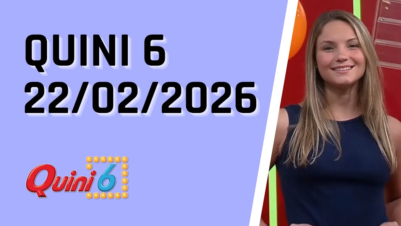 Quini 6 en vivo 22/02/2026 / Resultados del sorteo quini 6 del Domingo 22 de Febrero del 2026