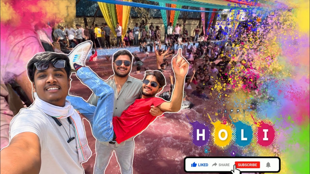 To Ham Gaye Hai Holi Event Me Full moj 😁👍🏻✨❤️