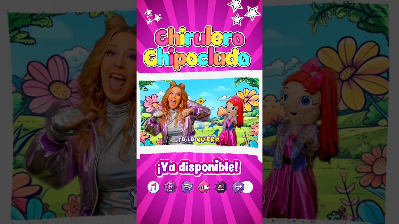 Chirulero Chipocludo 🩷 #contenidoparani&ntilde;os #ni&ntilde;os #musicainfantil