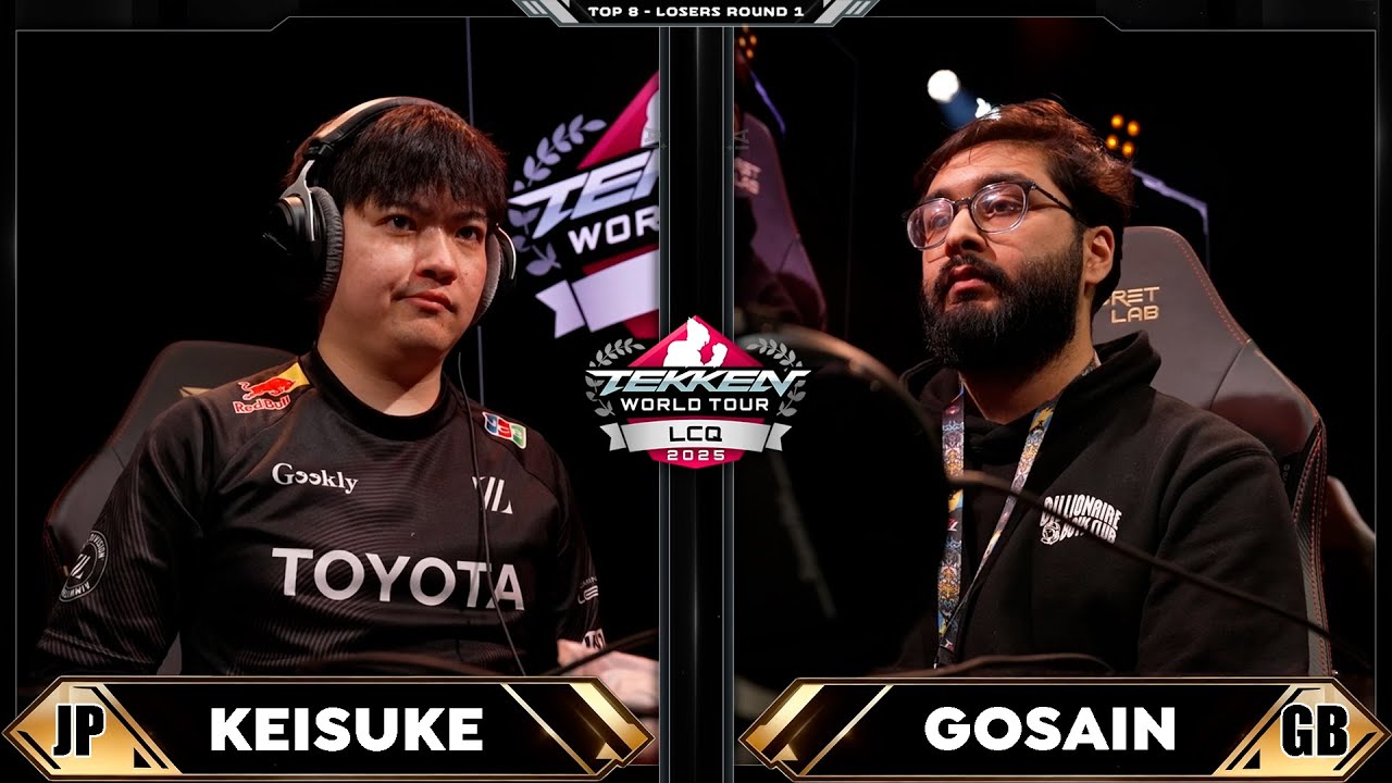 KEISUKE (Kazuya) vs GOSAIN (Law) TWT GLOBAL FINALS 2025 - LCQ - Tekken 8