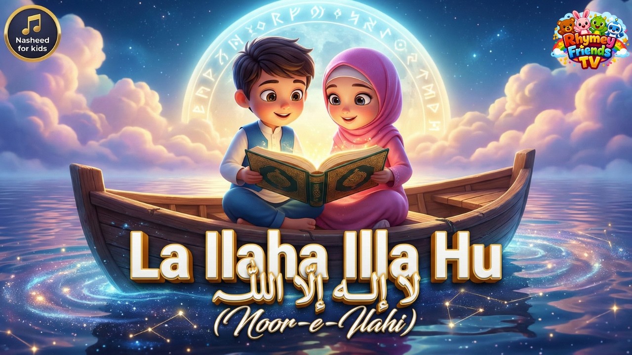 La Ilaha Illa Hu | Urdu Nasheed for Children | اللہ کی تعریف | Islamic Lullaby