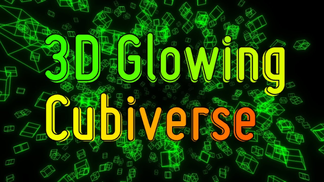 Create a 3D Glowing Cube-iverse with Three.js