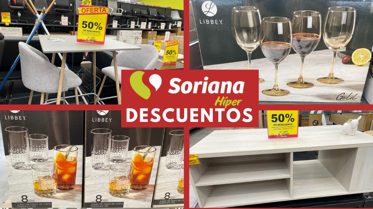 DESCUENTOS CRISTALERIA Y MUEBLES SORIANA