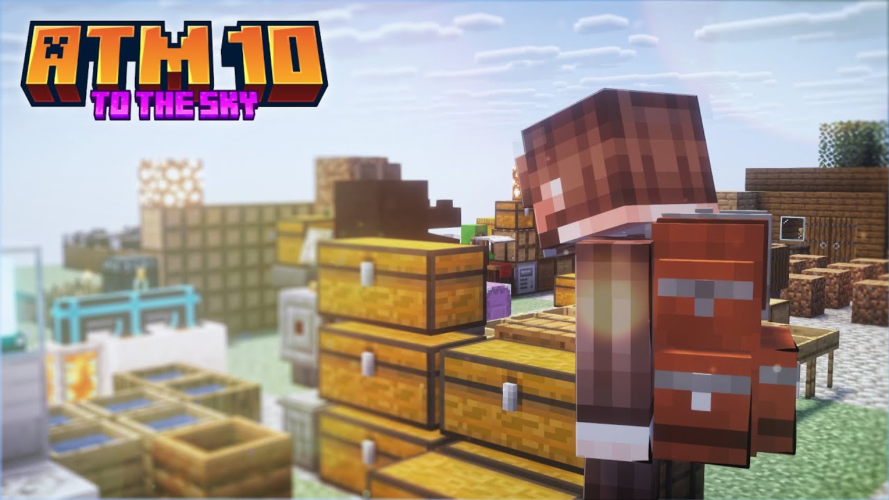 Organizing the Chaos - Better Storage & Enchanting  [ ATM10 to the Sky | EP8 ]