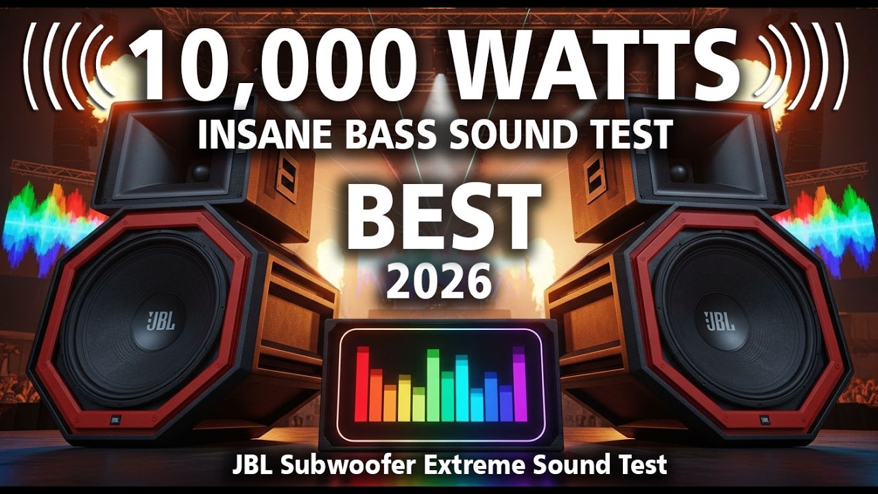 10,000 WATTS OF BASS ⚡ JBL Subwoofer Extreme Sound Test | INSANE Power Demo