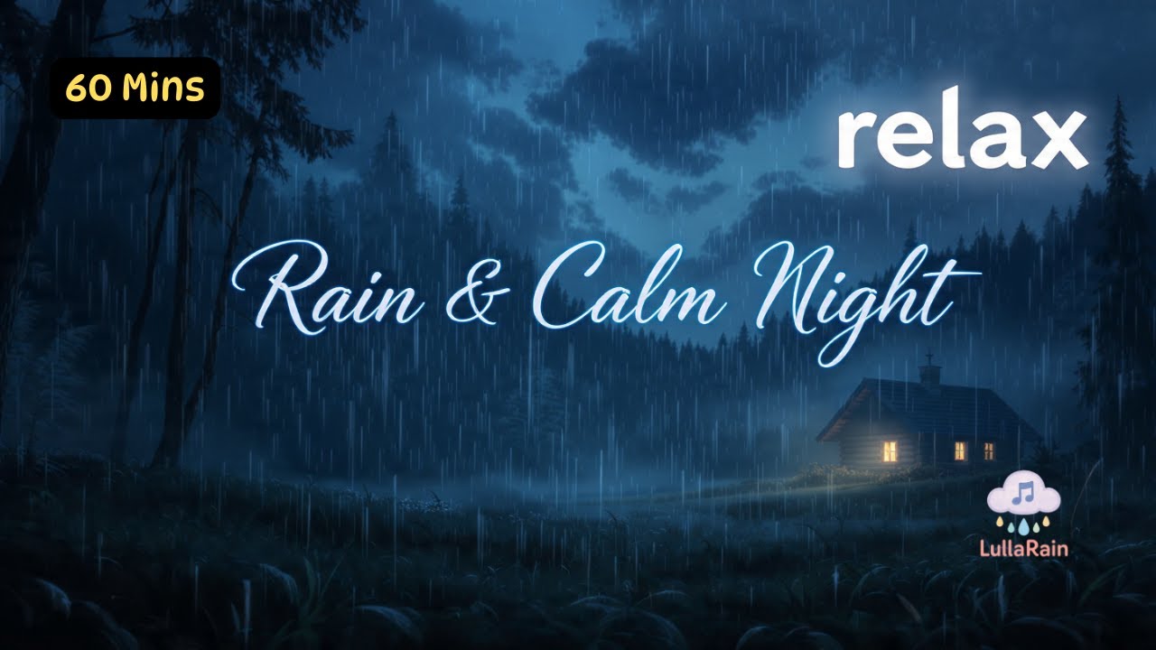Rain & Calm Night – Gentle Sleep Playlist | Soft & Deep Lullabies | LullaRain | Relaxing Song