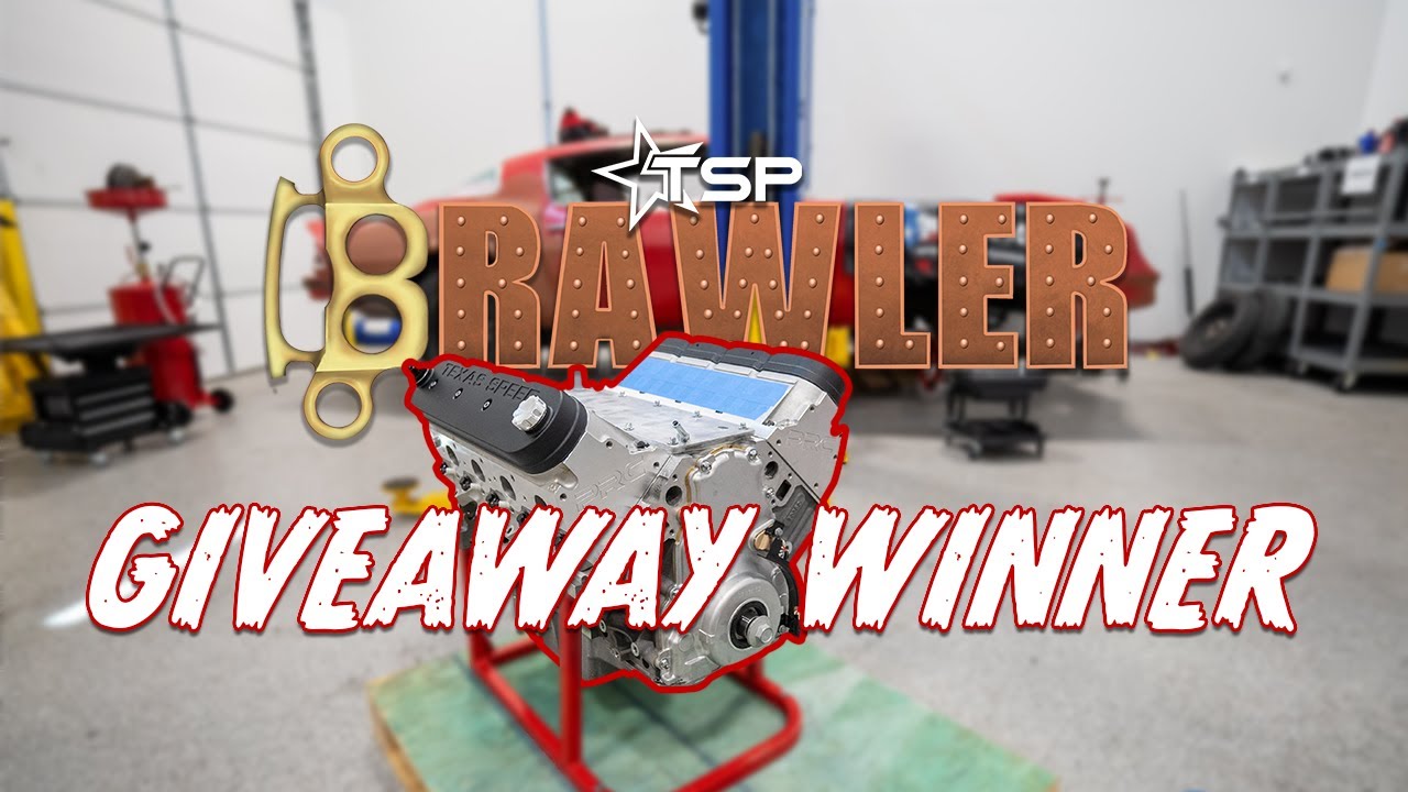 The Brawler Long Block Winner picks his motor up and gets an Inside Look of the Shop