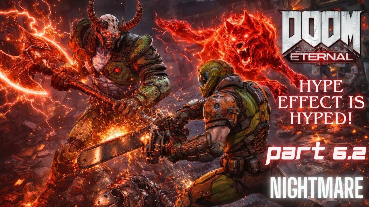 DOOM Eternal! Прохождение на уровне сложности - кошмар! Часть 6.2 - Комплекс Комитета!