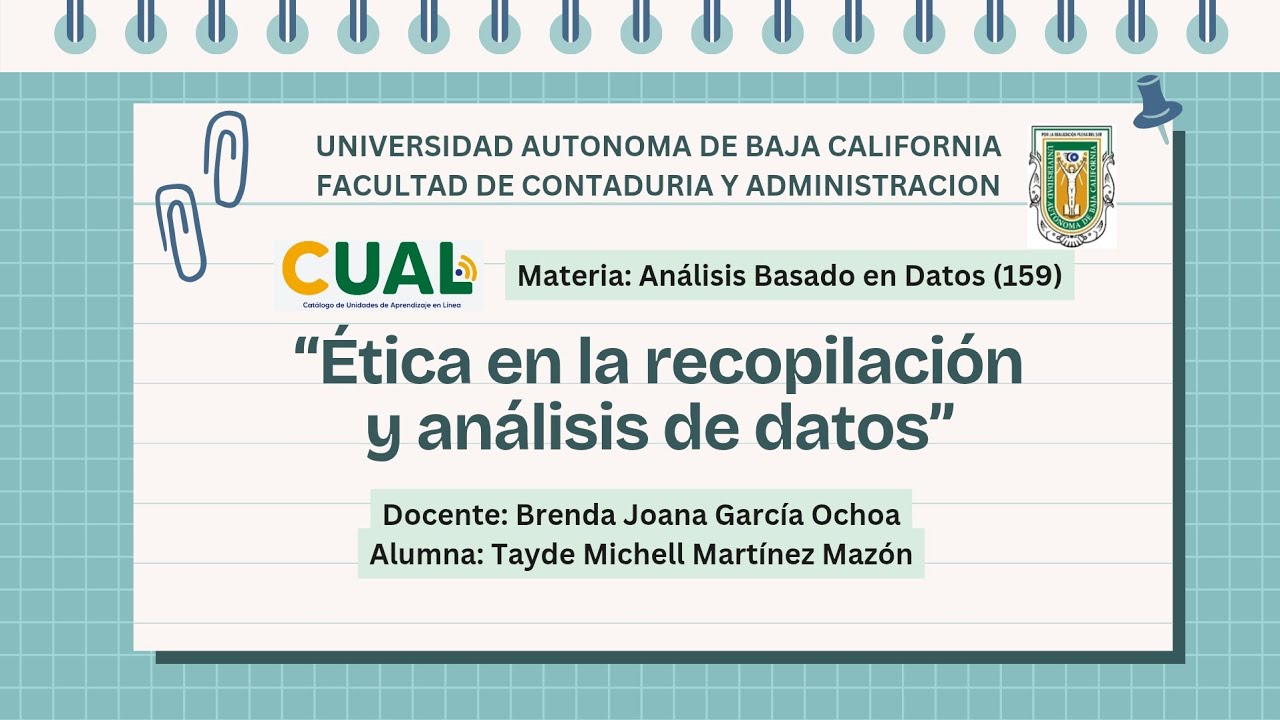 La Ética En La Recopilación Y Análisis De Datos