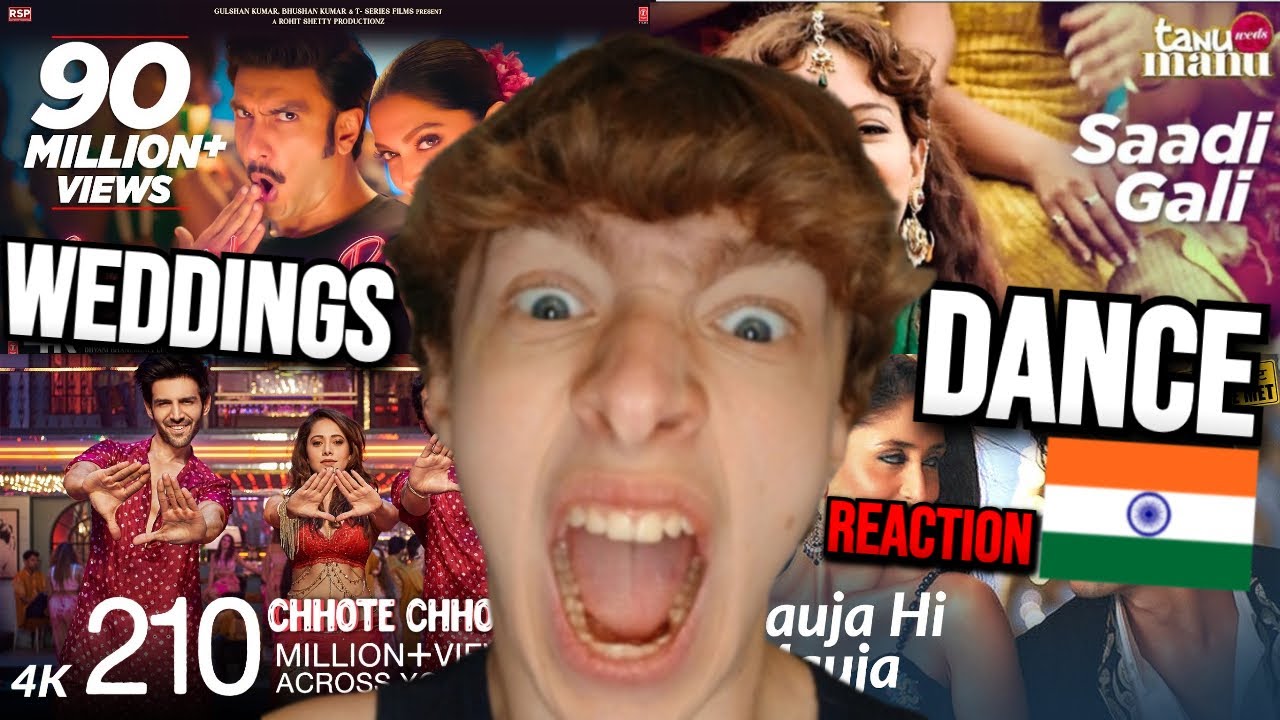 Indian Wedding & Dance Songs Reaction by a Belgian! 🇮🇳