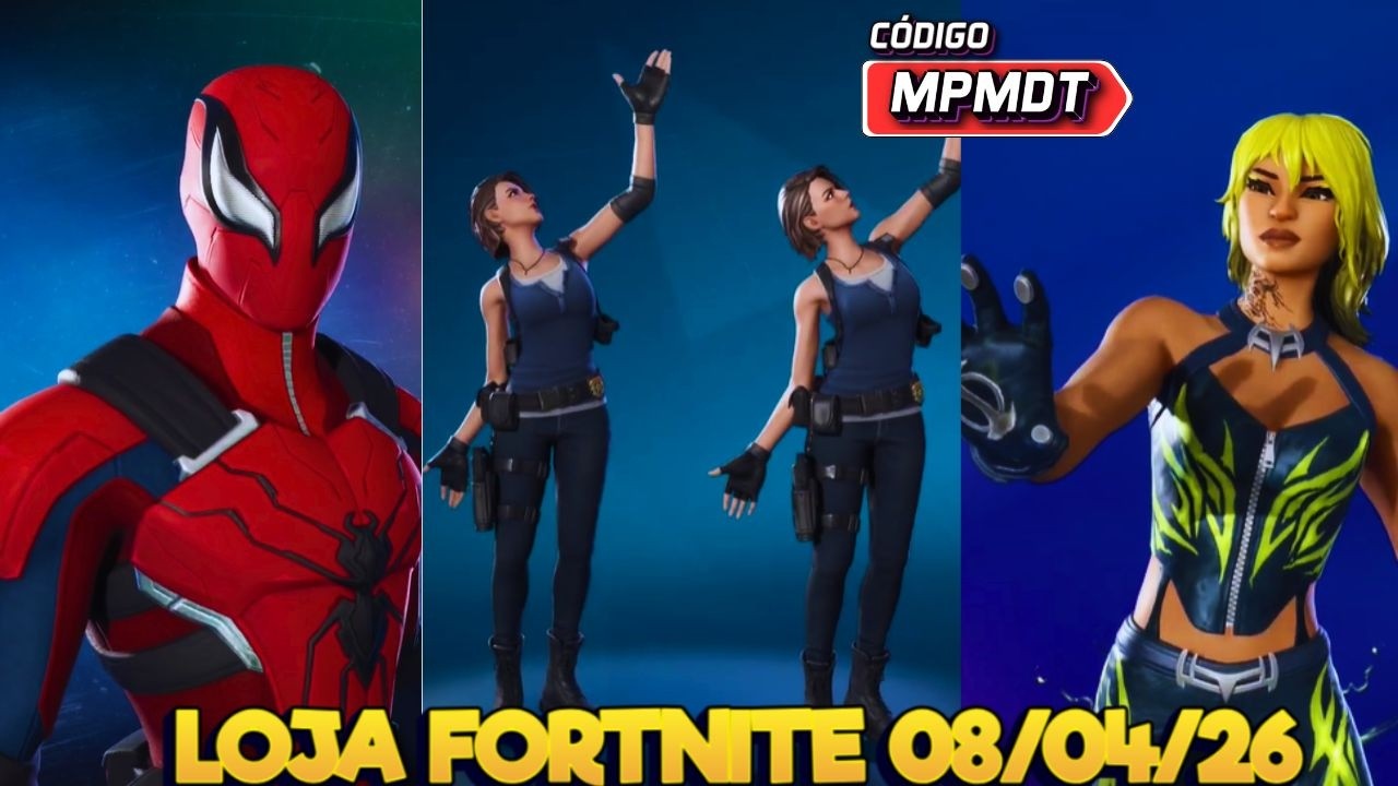 EST&Aacute; FRIOZINHO MESMO, PARTIU MIOJO - LOJA FORTNITE 08/04/26 - LOJA FORTNITE DE HOJE = C&Oacute;D. MPMDT