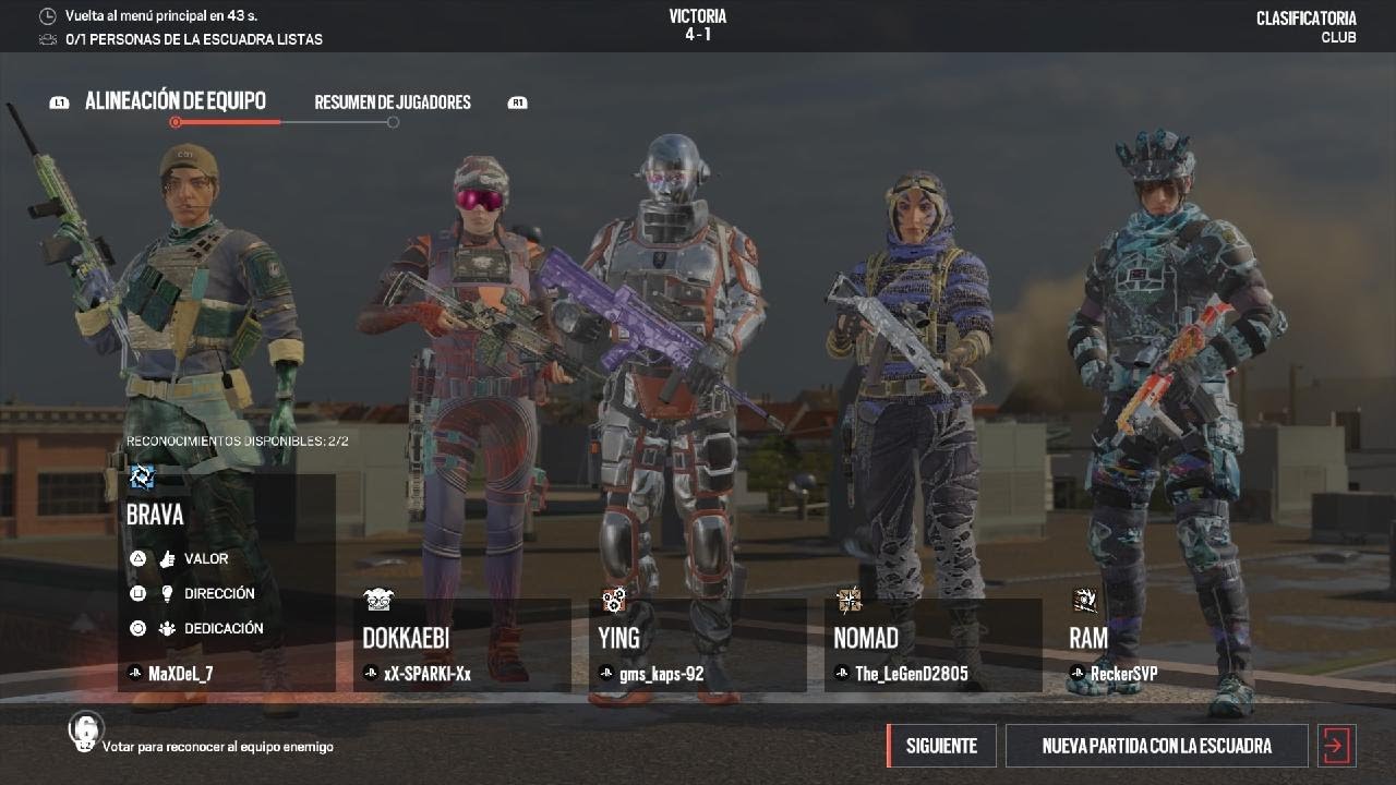 BUENA PARTIDA EN GENERAL DEL EQUIPO // RECKERSVP RAINBOW SIX SIEGE X