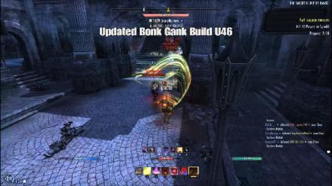 ESO PVP: Updated 1 Bar Nightblade Gank Build 💥BONK💥 Update 46