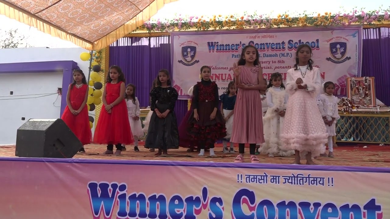First  second and third class Students Dance Performance on Annual Function