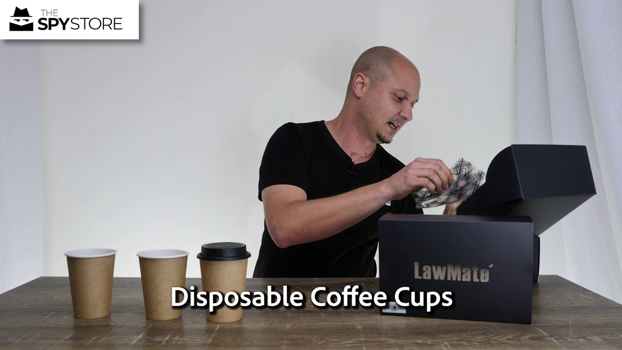 Lawmate PV-CC10W Coffee Cup Covert Wi-Fi DVR Spy Camera - Unboxing