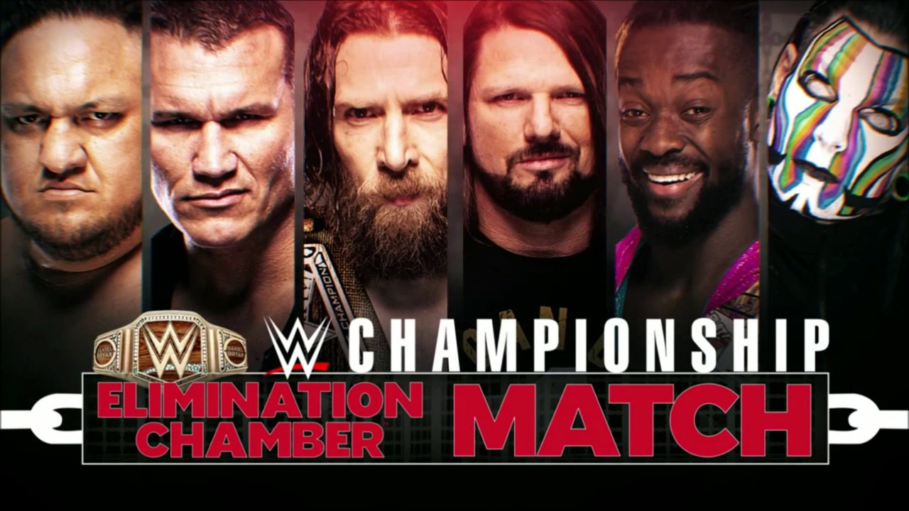 WWE Elimination Chamber 2019 - Official Match Card