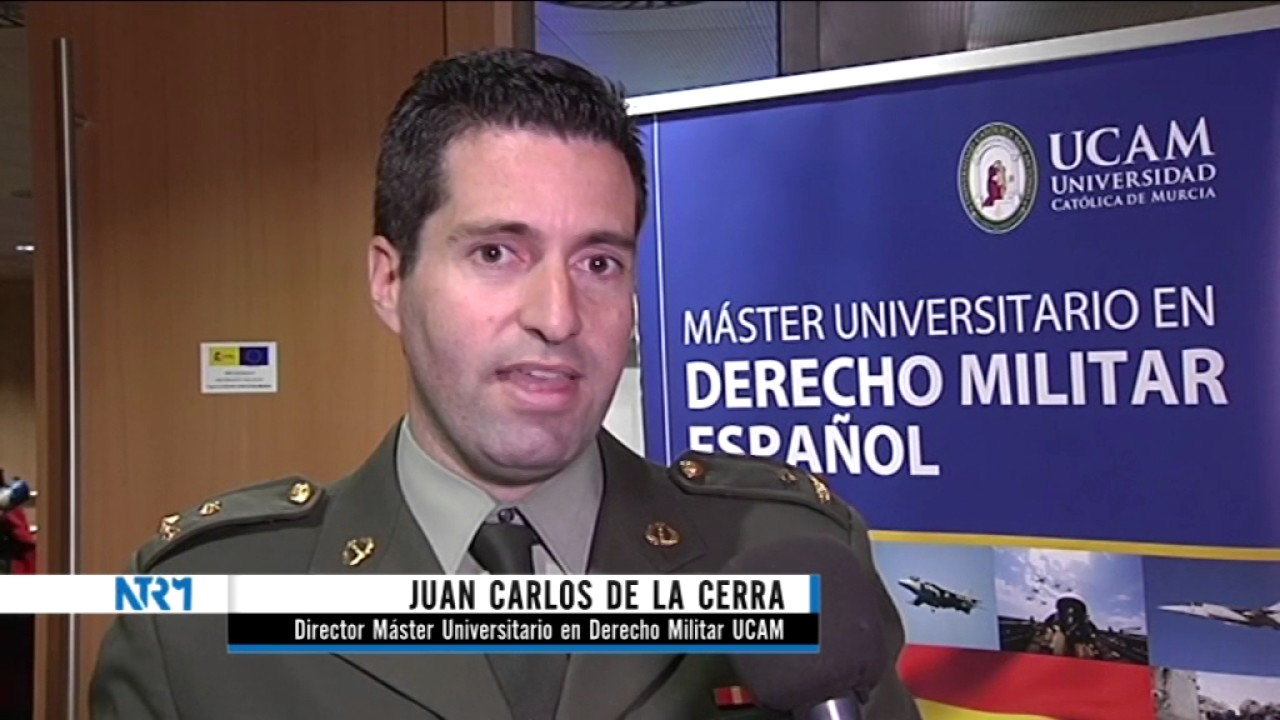 24/04/2017 La UCAM ha presentado el Primer Máster Oficial de España en Derecho Militar